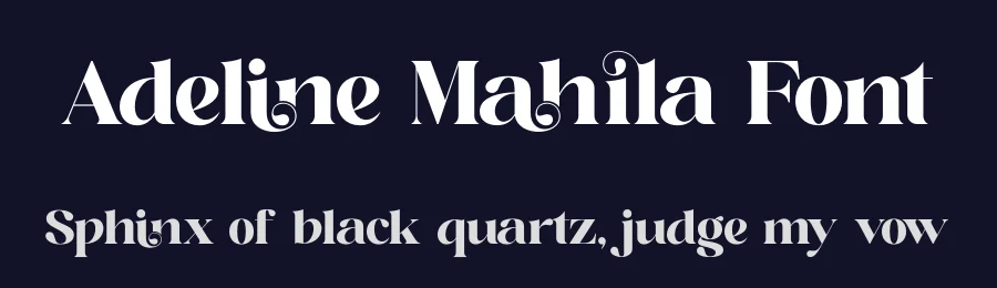 Adeline Mahila Font by timelesstype.co — Display Font — thumbnail 2
