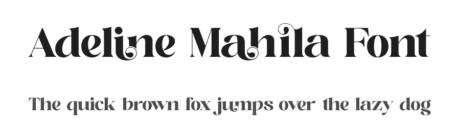 Adeline Mahila Font by timelesstype.co — Display Font