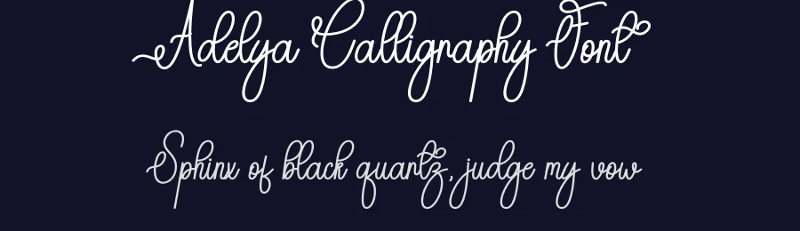 Adelya Calligraphy Font by andikastudio — Script Handwritten Font — thumbnail 2