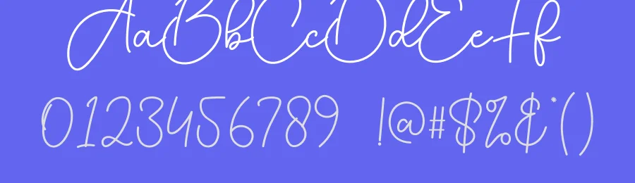 Adelya Handwritten Font by creativeletter — Script Handwritten Font — thumbnail 3