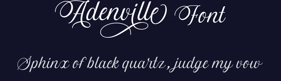 Adenville Font by Ketikata Studio — Script Handwritten Font — thumbnail 2