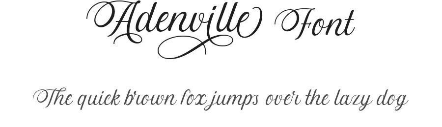 Adenville Font by Ketikata Studio — Script Handwritten Font