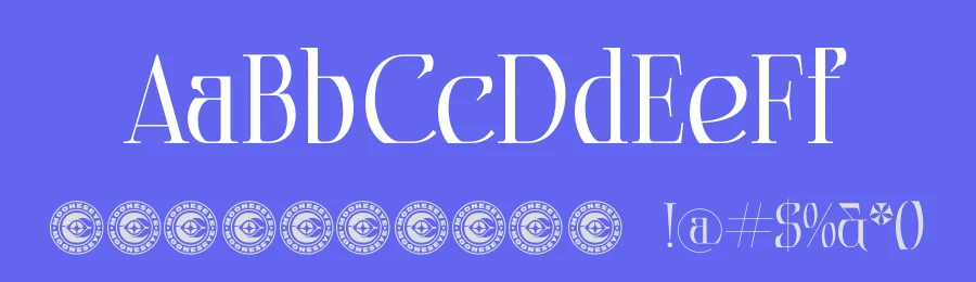 Adeoosa Font by mooneseye666 — Display Font — thumbnail 3