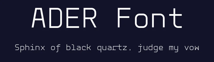ADER Font by Kijiji Hub — Sans Serif Font — thumbnail 2