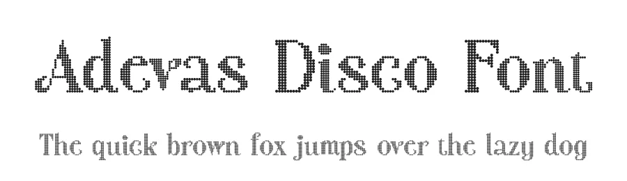 Adevas Disco Font by craftsupplyco — Display Font