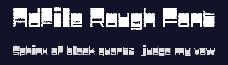 Adfile Rough Font by craftsupplyco — Display Font — thumbnail 2