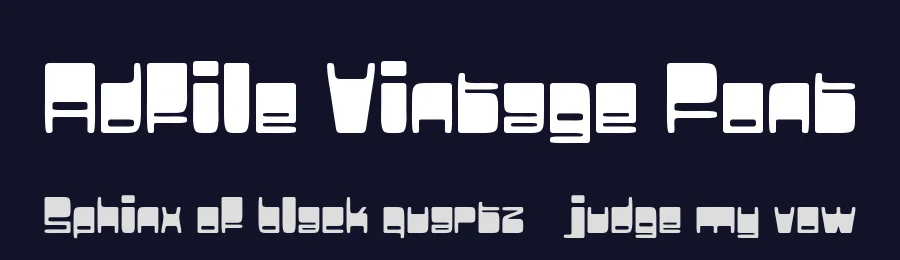 Adfile Vintage Font by craftsupplyco — Display Font — thumbnail 2