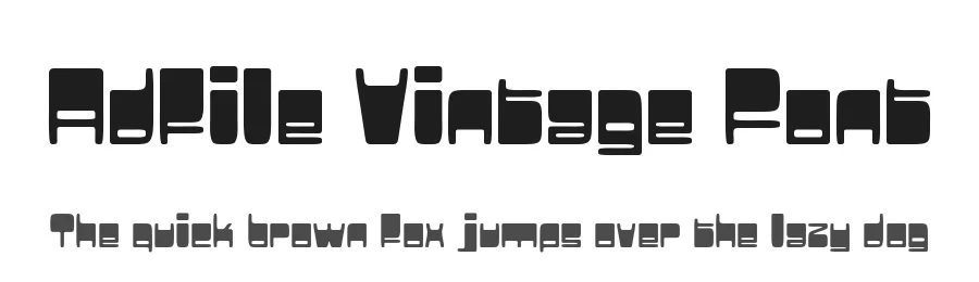 Adfile Vintage Font by craftsupplyco — Display Font