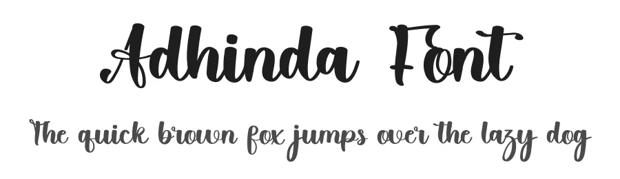 Adhinda Font by inermediaSTUDIO — Script Handwritten Font
