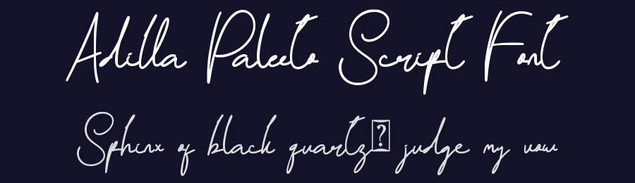 Adilla Paleeto Script Font by Yoga Letter — Script Handwritten Font — thumbnail 2