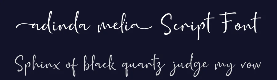 Adinda Melia Script Font by Subectype Studio — Script Handwritten Font — thumbnail 2