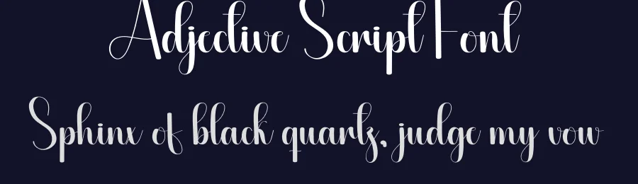 Adjective Script Font by creativeletter — Script Handwritten Font — thumbnail 2