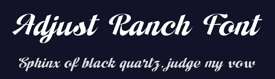 Adjust Ranch Font by timelesstype.co — Display Font — thumbnail 2