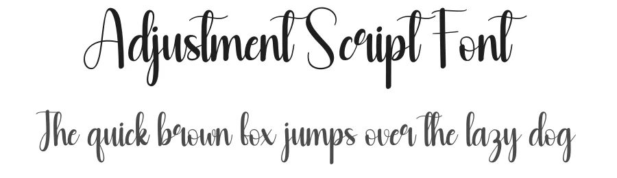 Adjustment Script Font by andikastudio — Script Handwritten Font