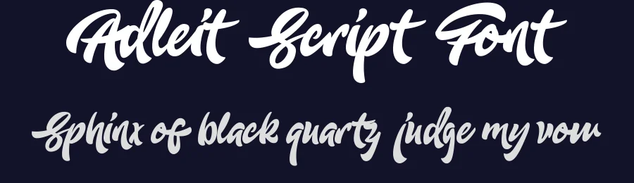 Adleit Script Font by Kollkolls — Script Handwritten Font — thumbnail 2