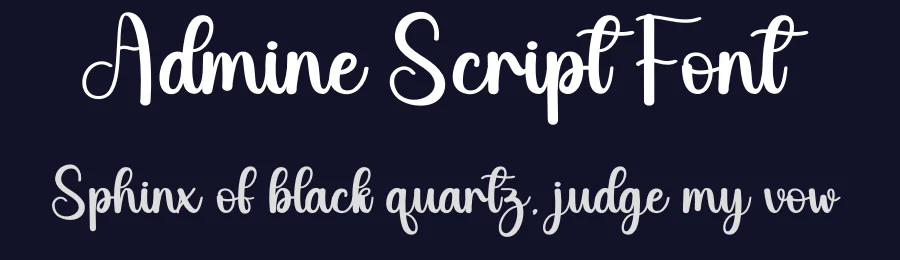 Admine Script Font by andikastudio — Script Handwritten Font — thumbnail 2