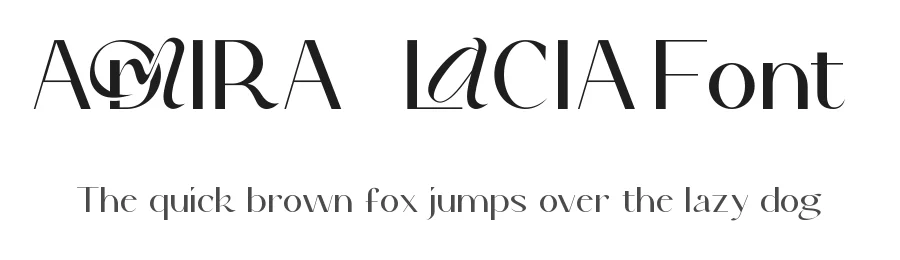 Admira Lacia Font by VinType — Display Font