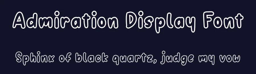 Admiration Display Font by andikastudio — Display Font — thumbnail 2