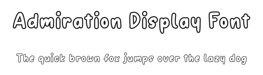 Admiration Display Font by andikastudio — Display Font