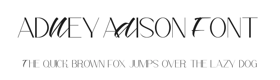 Adney Adison Font by RaisProject — Display Font