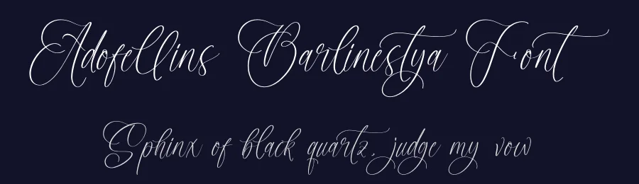 Adofellins Barlinestya Font by letterenastudios — Script Handwritten Font — thumbnail 2