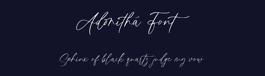 Adonitha Font by AesthericaStudio — Script Handwritten Font — thumbnail 2