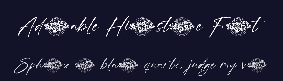 Adorable Hillstore Font by letterenastudios — Script Handwritten Font — thumbnail 2