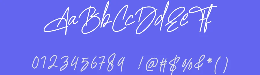 Adorable Signature Handwritten Font by creativeletter — Script Handwritten Font — thumbnail 3