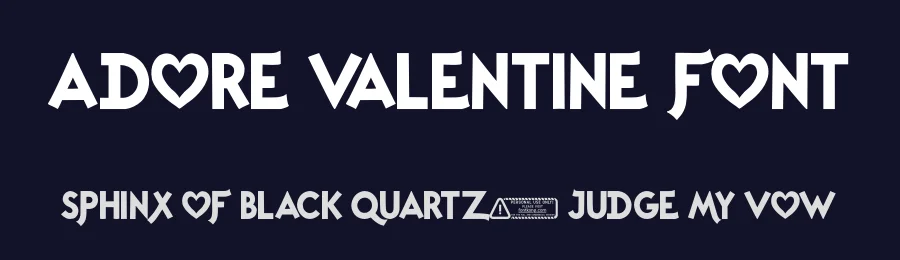 Adore Valentine Font by overlaytemplates — Display Font — thumbnail 2