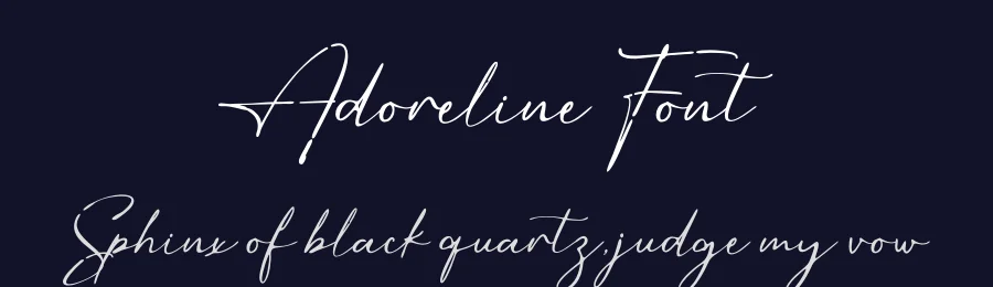 Adoreline Font by RTSTD — Script Handwritten Font — thumbnail 2