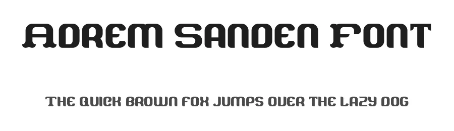 Adrem Sanden Font by JVMIYO DSGN — Display Font
