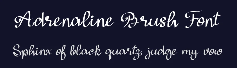 Adrenaline Brush Font by inermediaSTUDIO — Script Handwritten Font — thumbnail 2