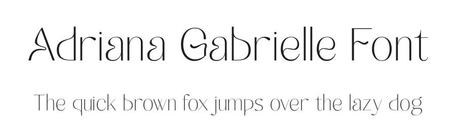 Adriana Gabrielle Font by grezlinestudio — Serif Font