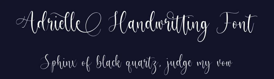 Adrielle Handwritting Font by balpirick — Script Handwritten Font — thumbnail 2