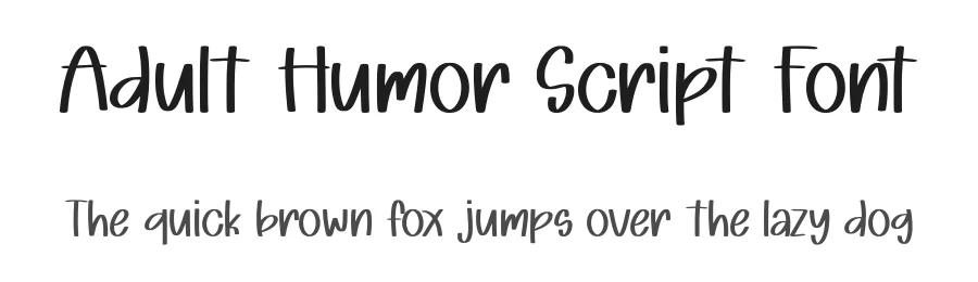 Adult Humor Script Font by Craftedtype — Decorative Font