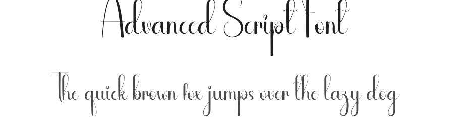 Advanced Script Font by andikastudio — Script Handwritten Font