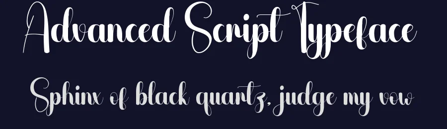 Advanced Script Typeface by andikastudio — Script Handwritten Font — thumbnail 2