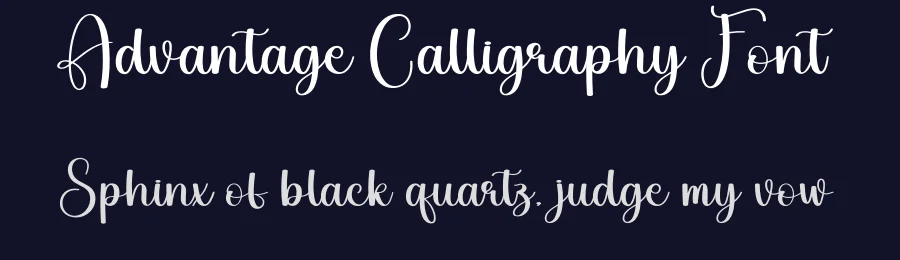 Advantage Calligraphy Font by creativeletter — Script Handwritten Font — thumbnail 2