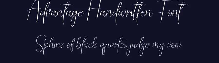 Advantage Handwritten Font by creativeletter — Script Handwritten Font — thumbnail 2
