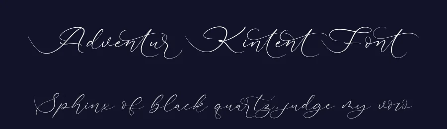 Adventur Kintent Font by stylishtype.co — Script Handwritten Font — thumbnail 2
