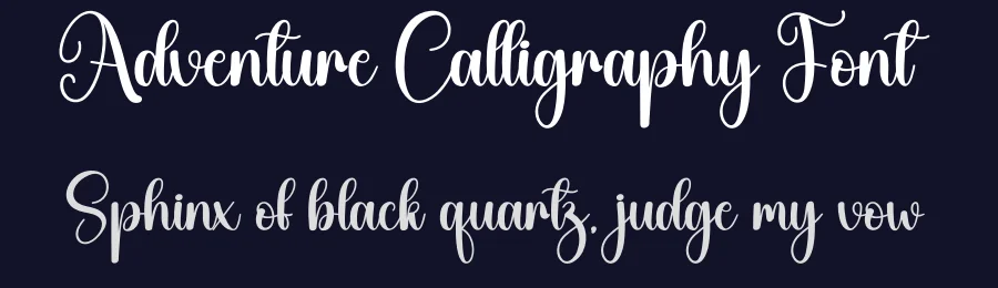 Adventure Calligraphy Font by creativeletter — Script Handwritten Font — thumbnail 2