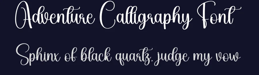 Adventure Calligraphy Font by creativeletter — Script Handwritten Font — thumbnail 2