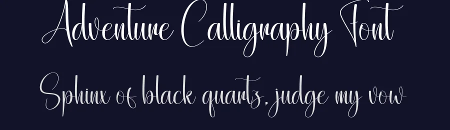 Adventure Calligraphy Font by creativeletter — Script Handwritten Font — thumbnail 2