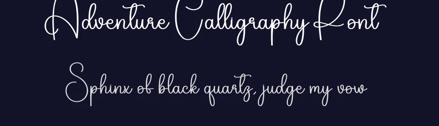 Adventure Calligraphy Font by creativeletter — Script Handwritten Font — thumbnail 2