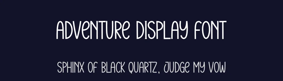Adventure Display Font by andikastudio — Display Font — thumbnail 2