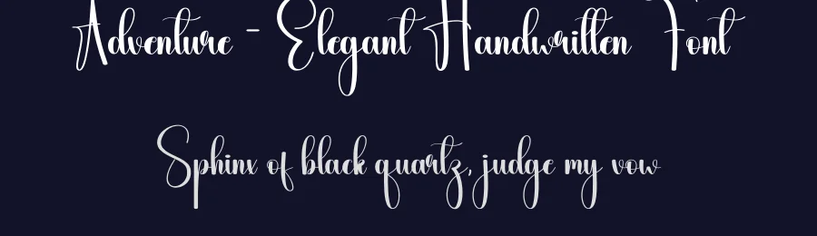 Adventure – Elegant Handwritten Font by andikastudio — Script Handwritten Font — thumbnail 2