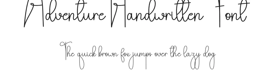 Adventure Handwritten Font by andikastudio — Script Handwritten Font