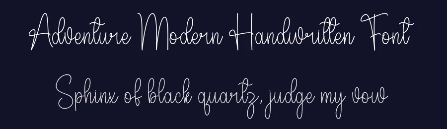 Adventure Modern Handwritten Font by andikastudio — Script Handwritten Font — thumbnail 2