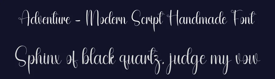 Adventure – Modern Script Handmade Font by andikastudio — Script Handwritten Font — thumbnail 2
