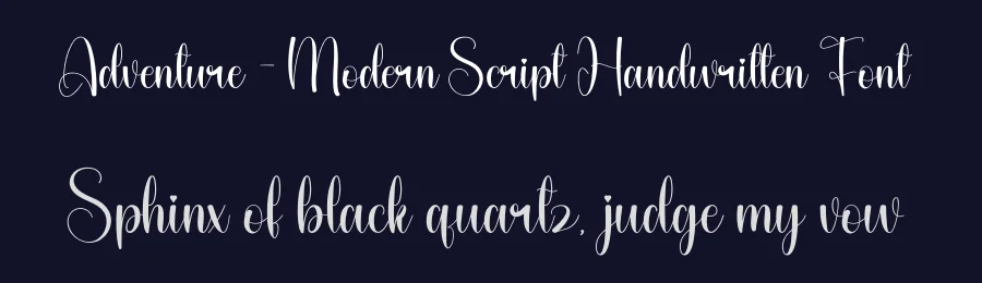 Adventure – Modern Script Handwritten Font by andikastudio — Script Handwritten Font — thumbnail 2